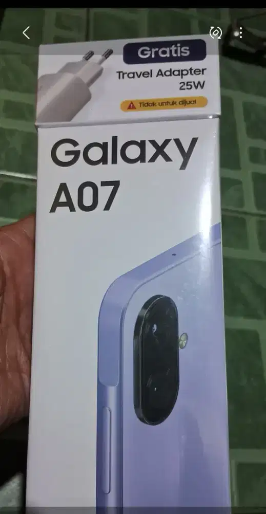 Samsung A07 6gb/128gb JUAL RUGI