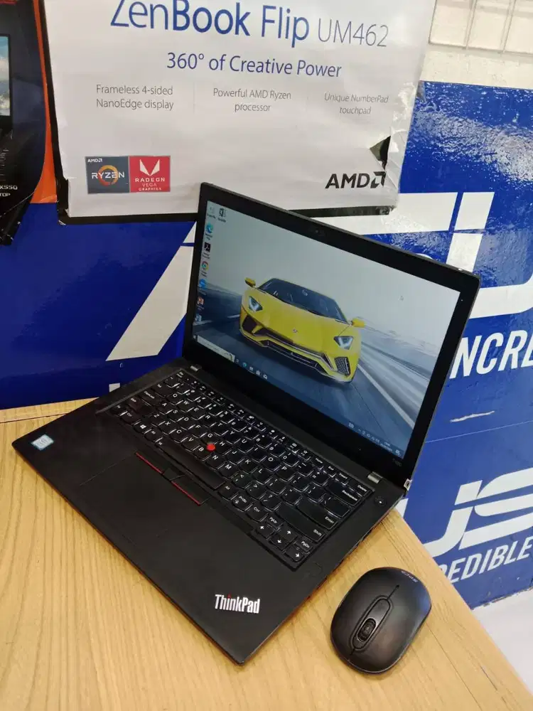 DIJUAL LAPTOP ORANG KANTORAN TANGGUH LENOVO THINKPAD T480 CORE i7