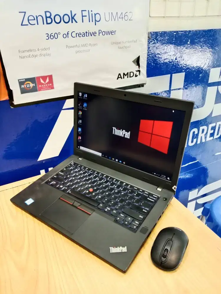 DIJUAL LAPTOP TANGGUH LENOVO THINKPAD T470 CORE i5 RAM 8GB SSD 240GB