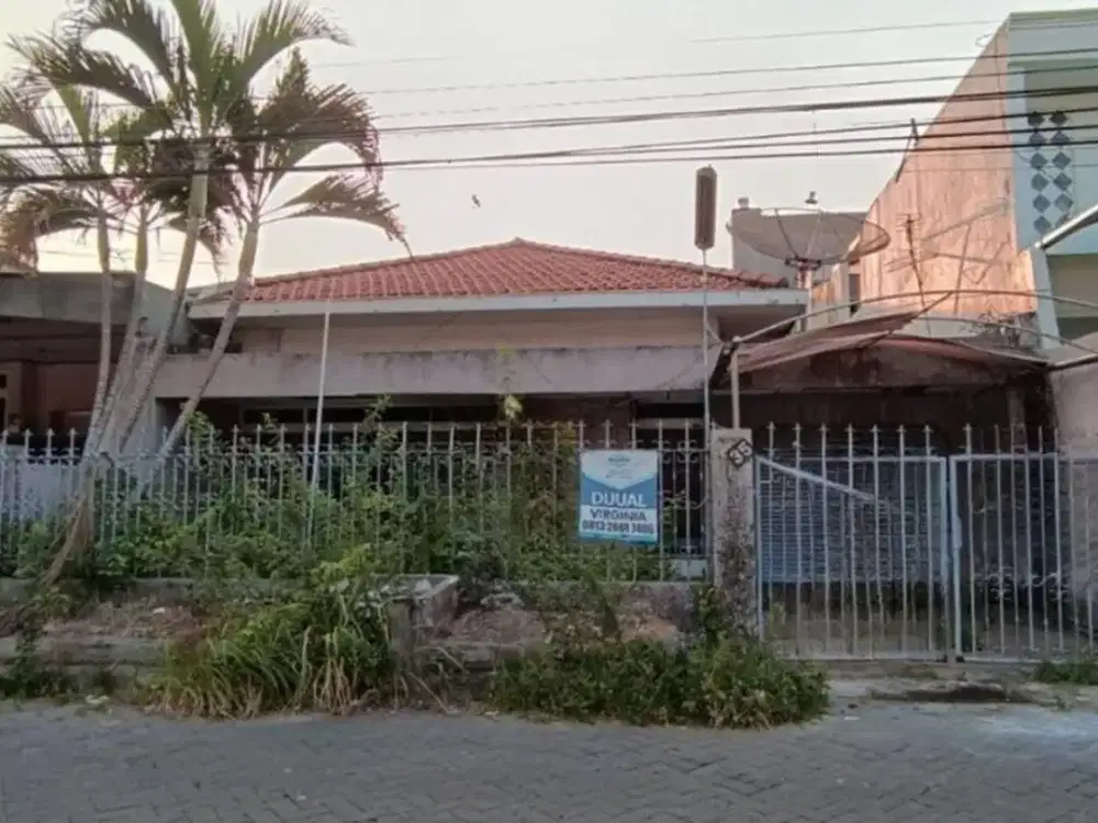RUMAH HITUNG TANAH! Rumah Lebak Indah - Bangunan 1 Lantai