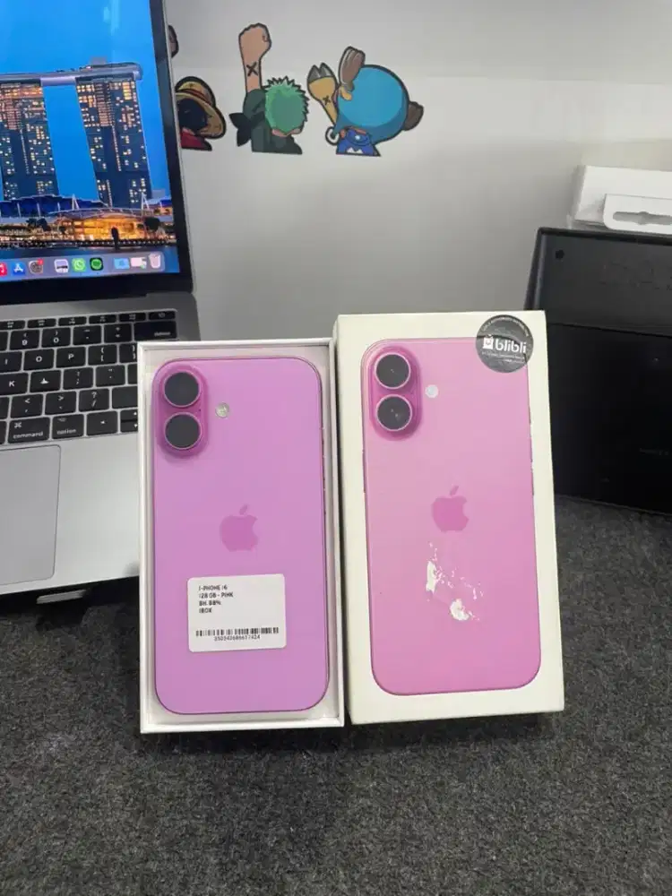 iPhone 16 basic 128 Blibli pink