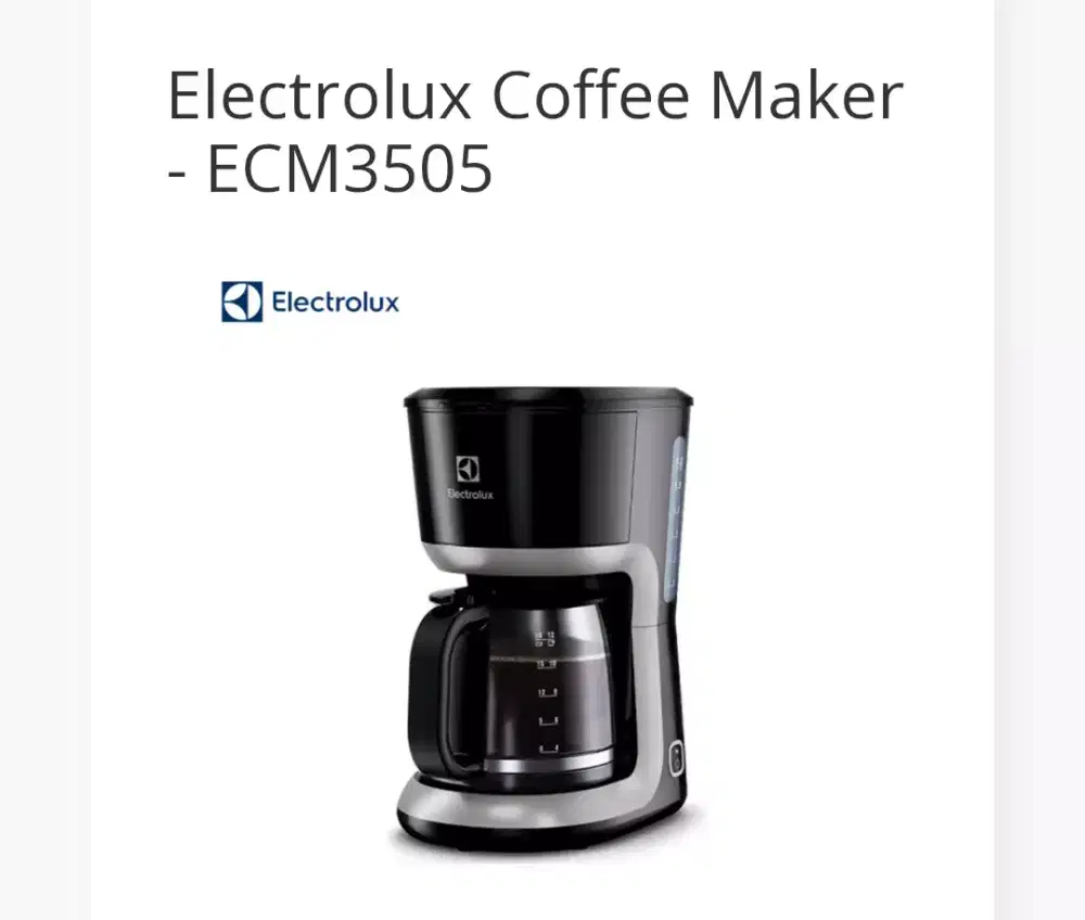 Coffee maker Electrolux