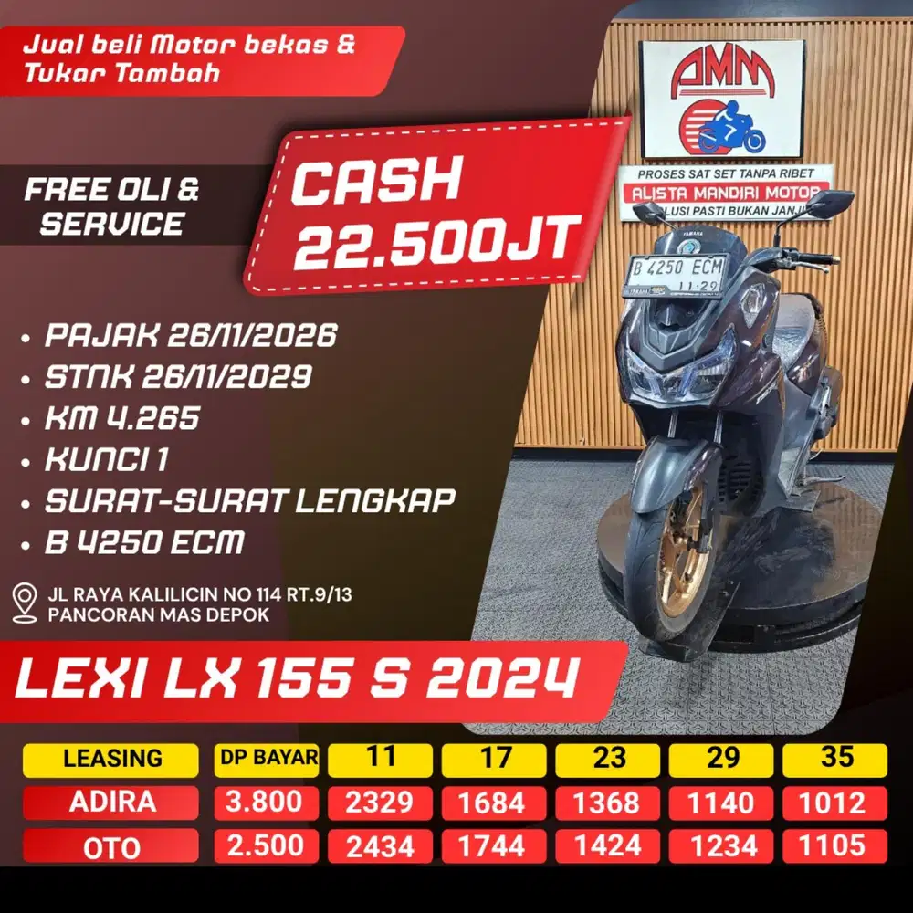 LEXI LX 155 2024 CASH / KREDIT ALISTA