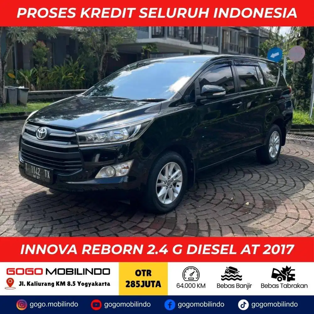 TOYOTA INNOVA REBORN 2.4 G DIESEL AT 20 ORISINIL DP Minim Kredit Murah
