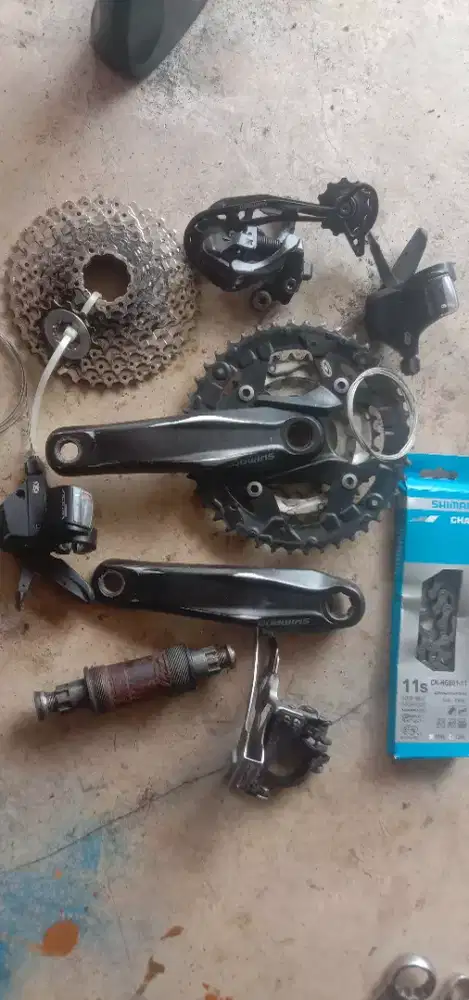 Mini groupset Shimano acera speed 9