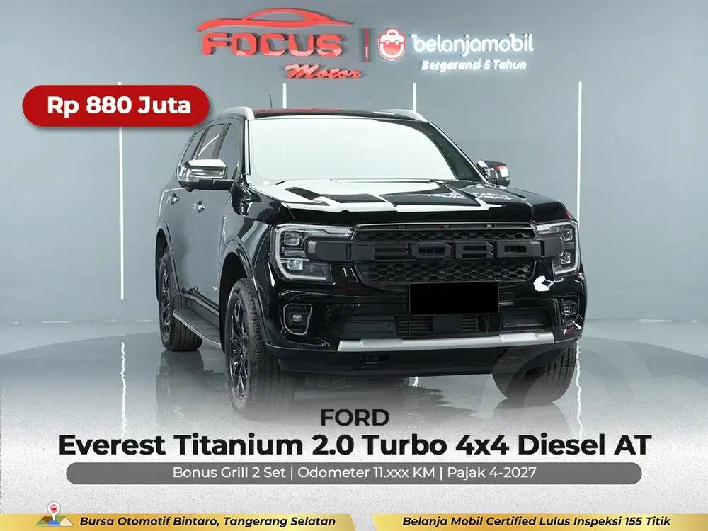 [ GARANSI 5THN 4x4 ] Ford Everest Titanium 2.0 Turbo 2024/2025/2026