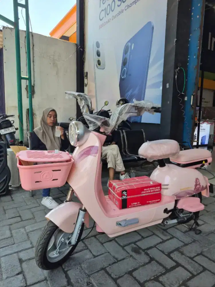 Ready stok sepeda listrik Pacifik M4 model terbaru cicilan ringan