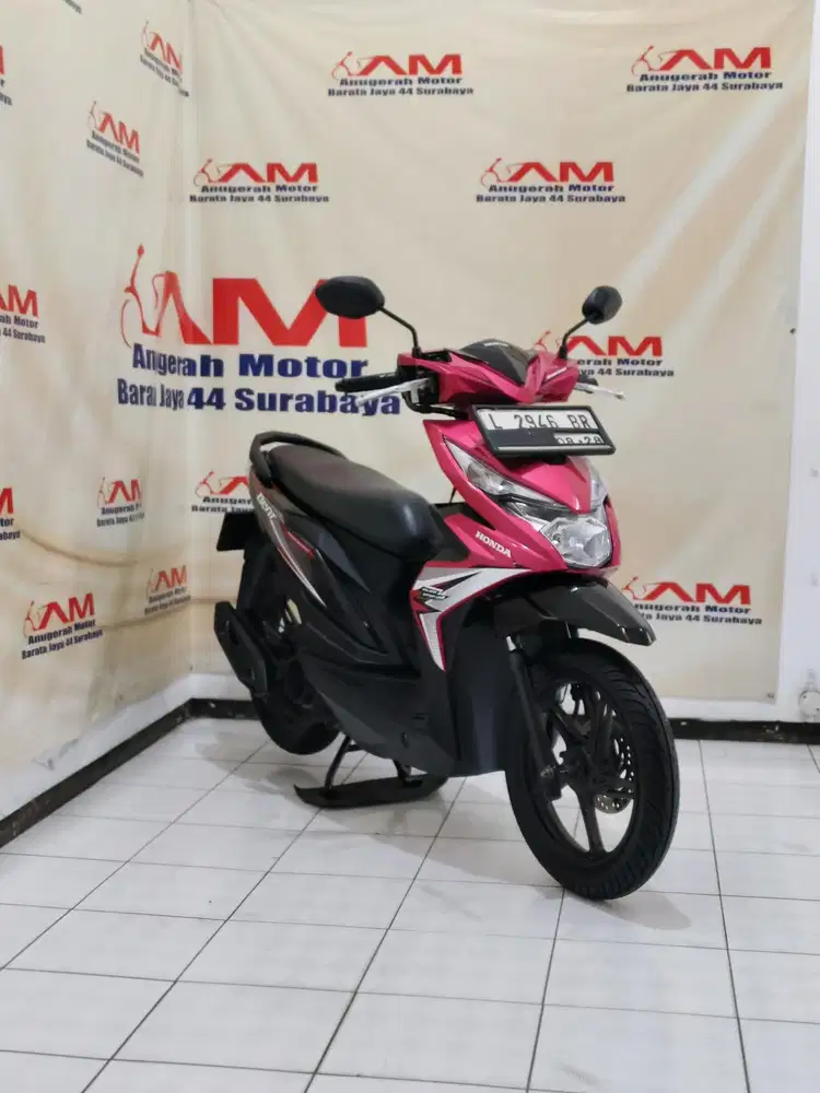 Tersedia Honda Beat ECO Iss Tahun 2018 warna Magentha