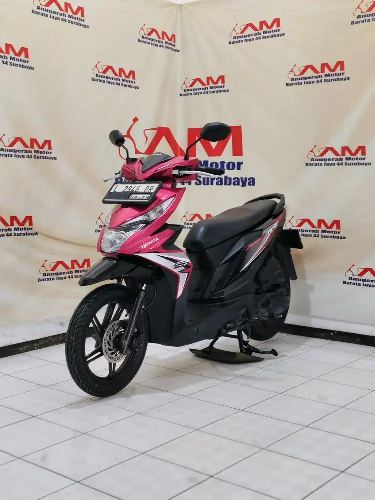 Am Barata #Honda Beat ECO Iss Tahun 2018 warna Magentha