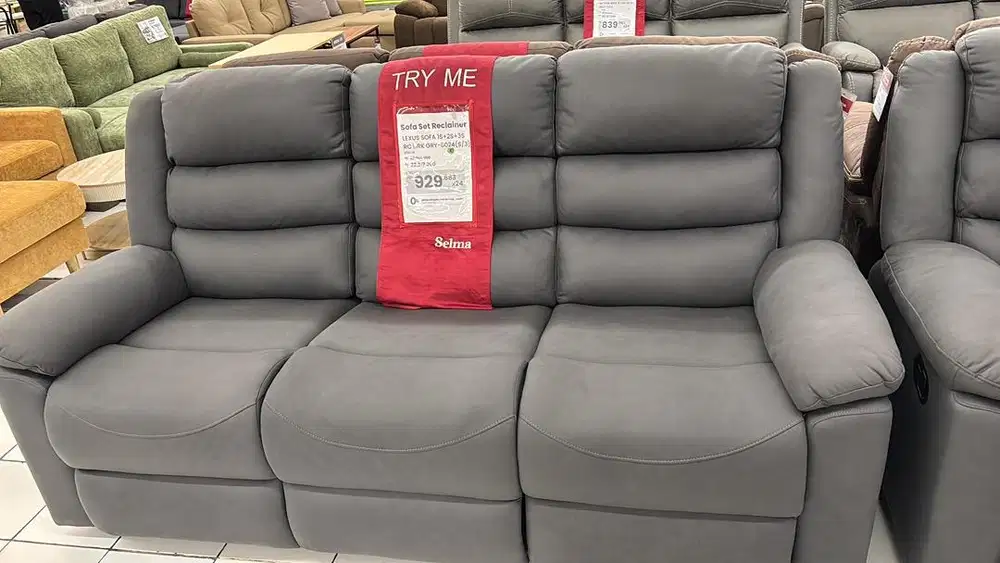 Sofa Recaliner 3 Seater