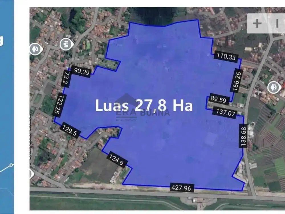 Dijual Lahan Zonasi Kuning di Tangerang, Dekat Bandara, Cocok untuk Sirkuit