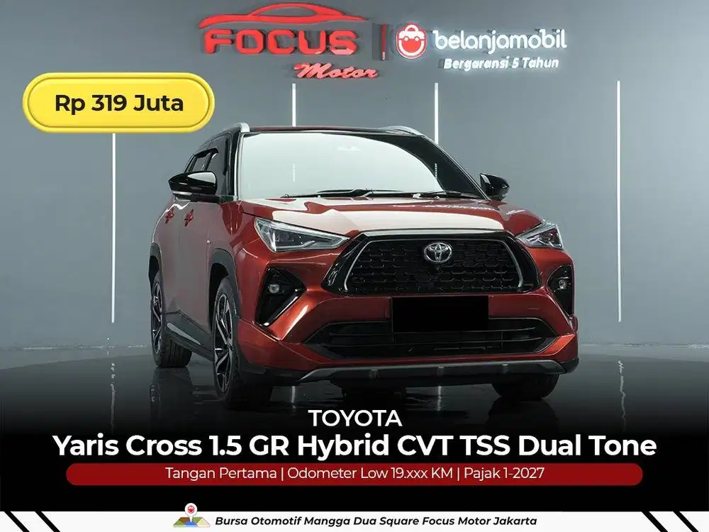 [GARANSI 5THN LOW KM] Toyota Yaris Cross GR Hybrid TSS 2022/2023/2024