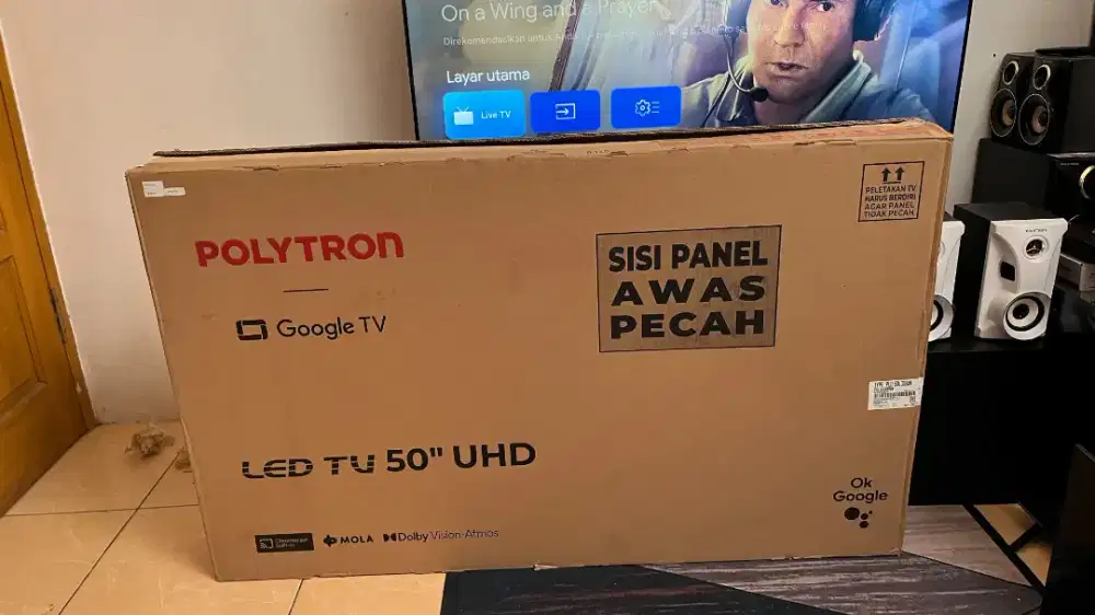 50 INC POLYTRON GOOGLE TV LIKE NEW