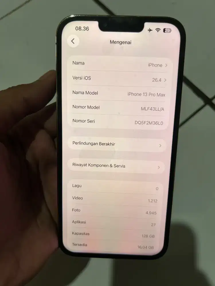 iPhone 13 promax 128 inter