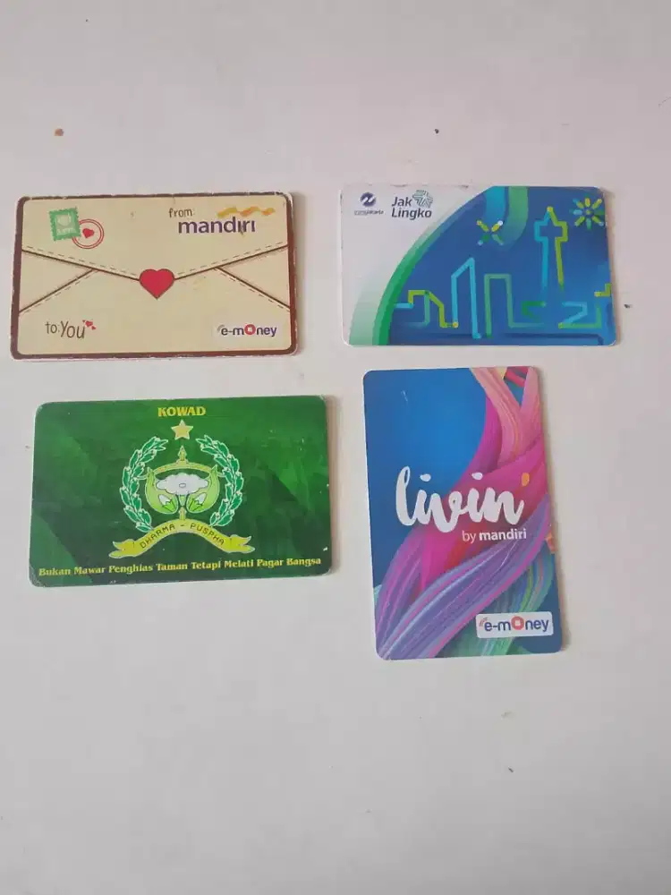 Aneka kartu E-toll/ e-money good condition