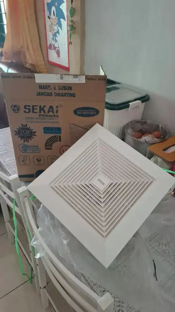 Haxaust Plafon 12inchi Sekai