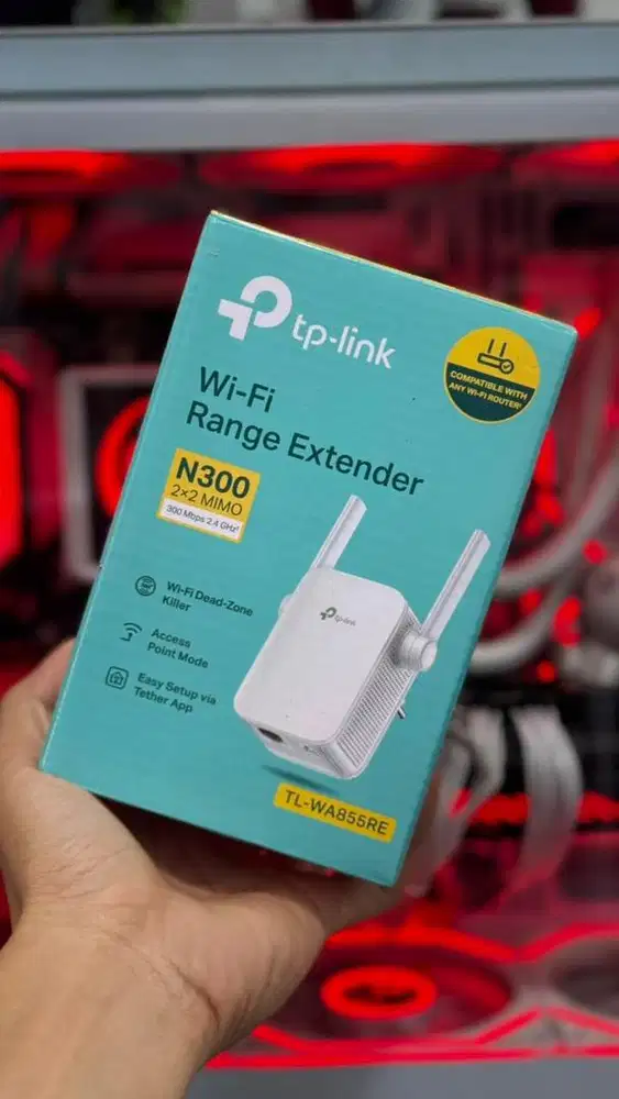 Wifi Extender Tp Link harga 260 ribu new box grnsi 1 thn