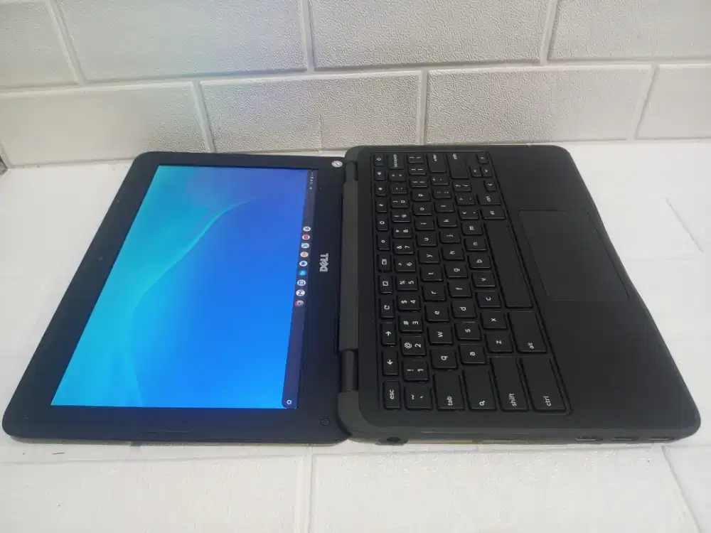 Dell Chromebook 11-3180 Intel N3060 DDR 4GB eemc SSD 32GB 12 8 jam