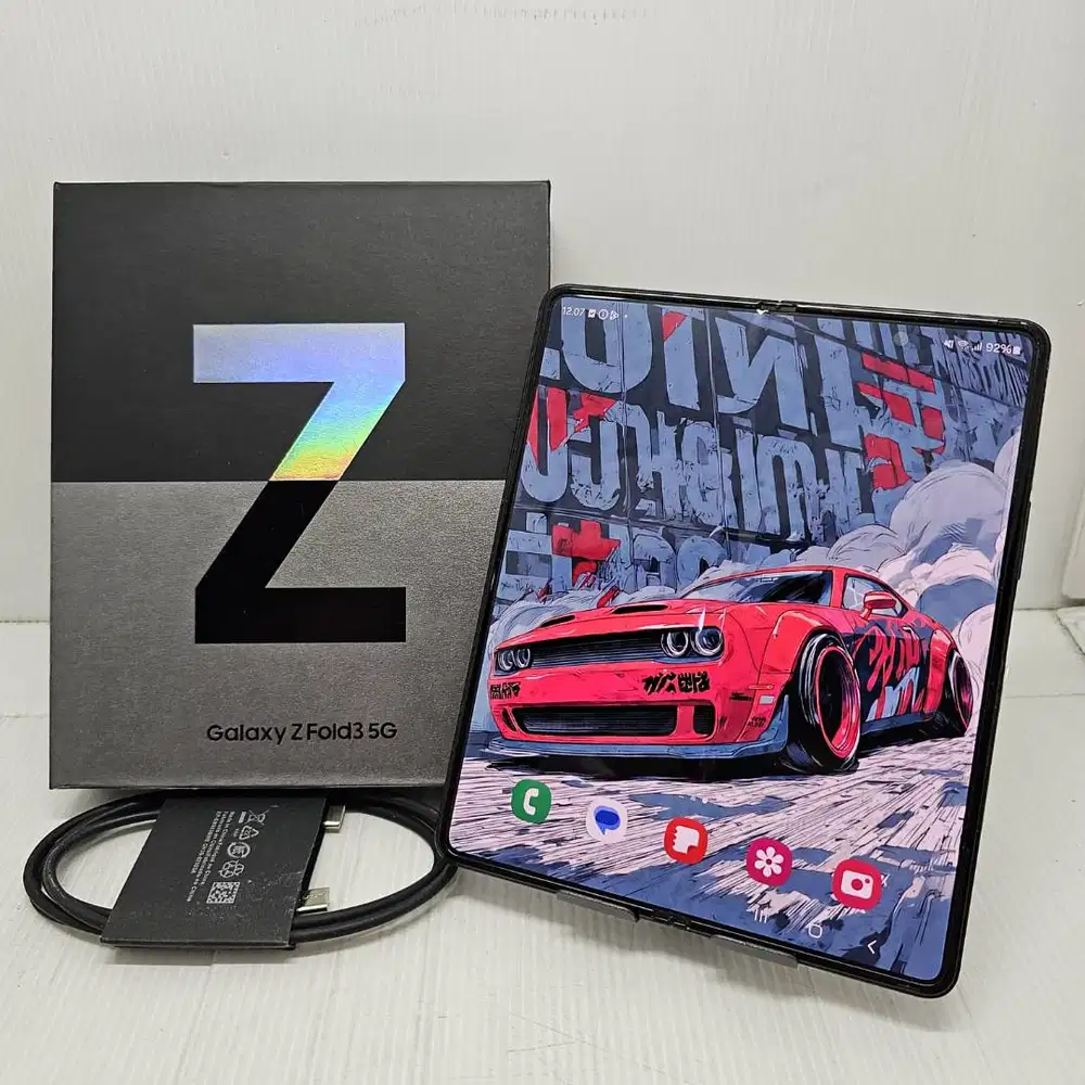 RARE NO MINUS SAMSUNG GALAXY Z FOLD 3 5G 12/512 BLACK EX SEIN NO MINUS
