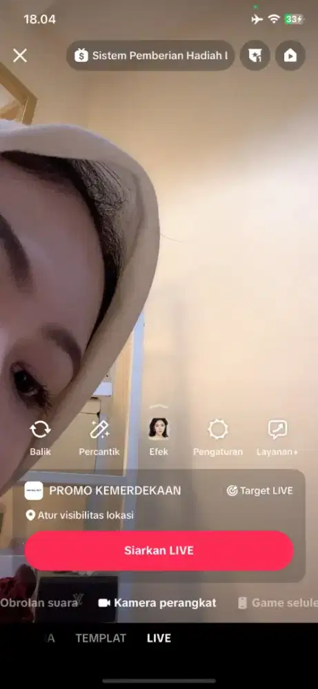 Admin host live + Konten Editing