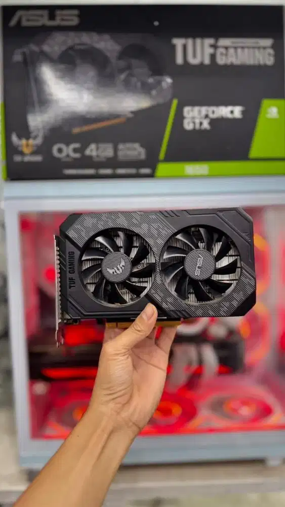 VGA Asus TUF GTX 1650 4GB DDR6 Fullset Like New