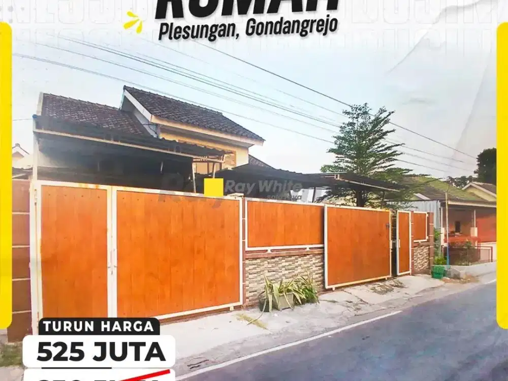Rumah Modern Minimalis Siap Huni Full Bangunan Muka Lebar Mojosongo Plesungan Gondangrejo Karanganyar Solo