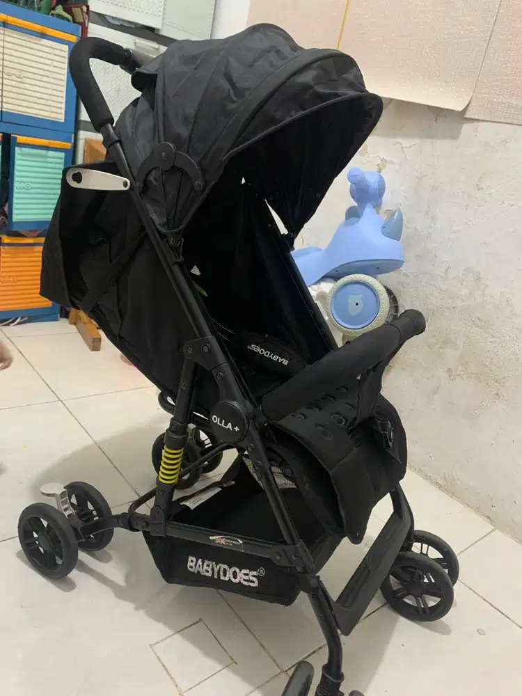 Baby does stroller