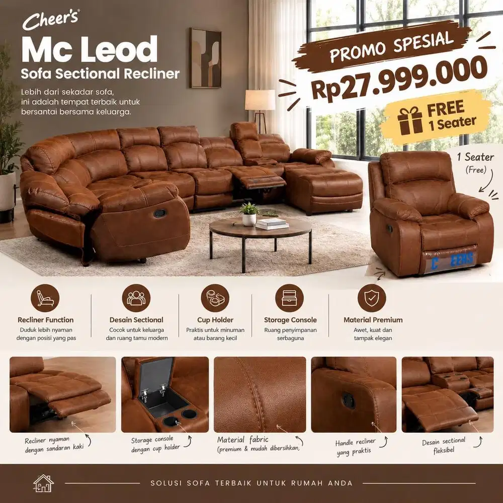 Sofa set mc leod free 1 seater