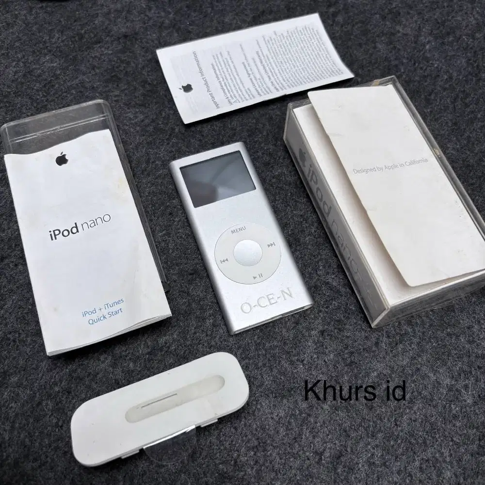 ipod nano 2nd gen 4gb silver - apple collection