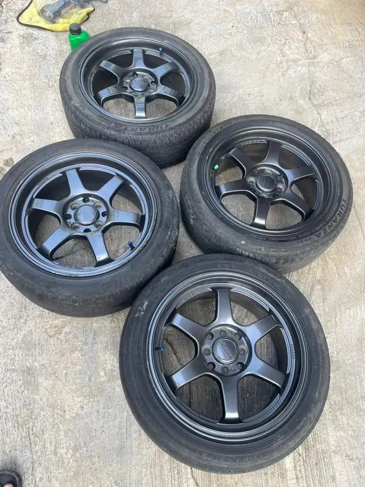 Velg TE37 R16 bekas yaris lele