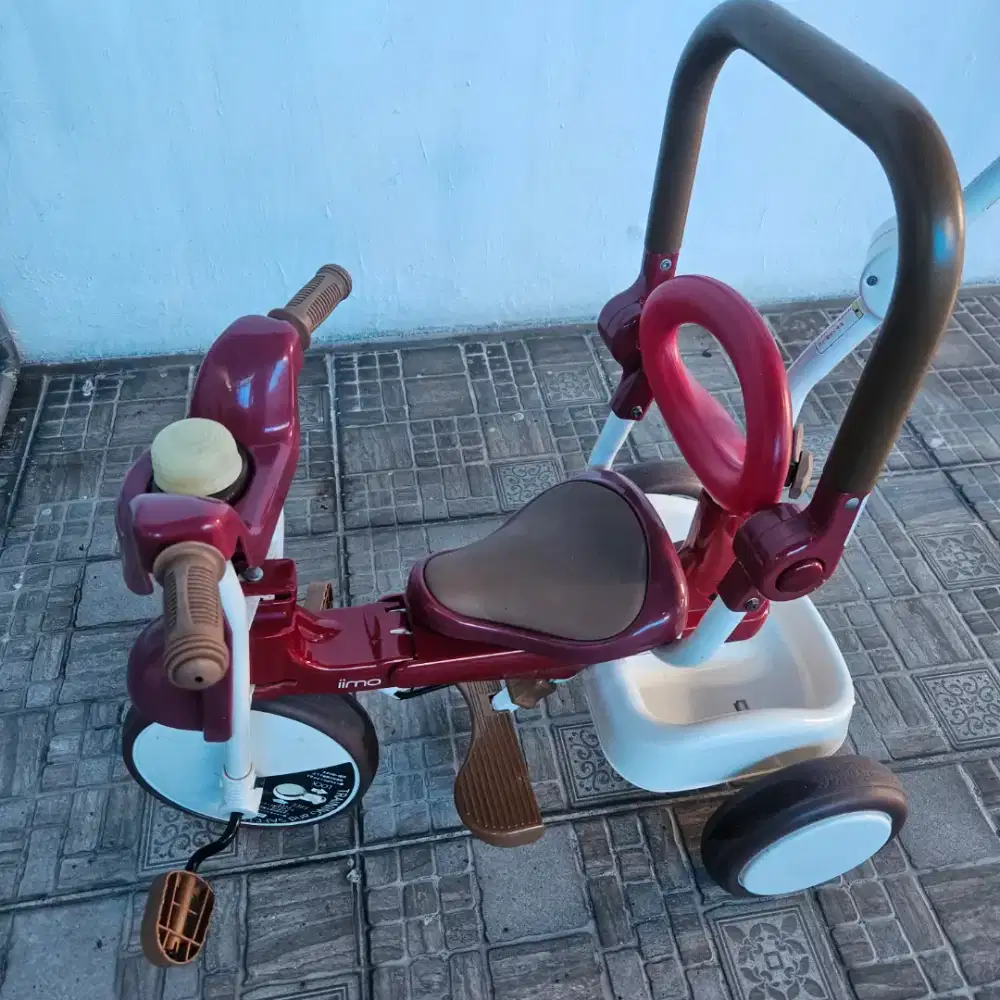 Sepeda lipat bayi roda 3 sepeda roda tiga tricycle