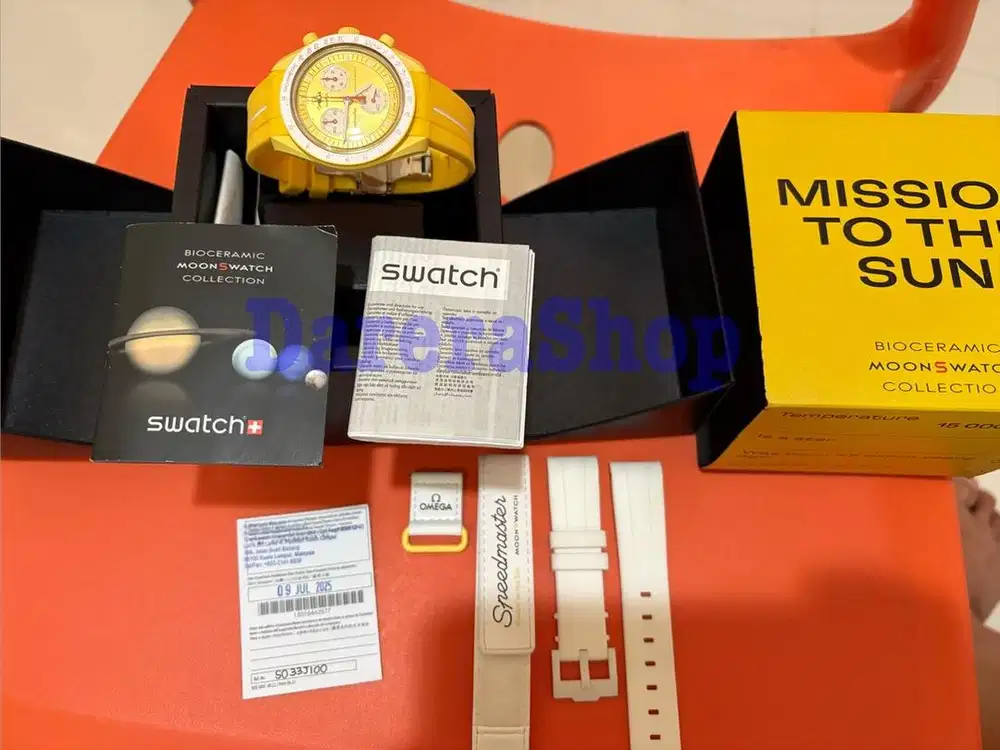 Preloved Swatch x Omega Mission To The Sun Original
