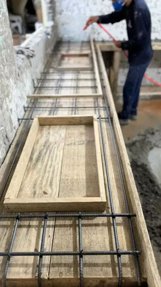 Tukang meja dapur cor