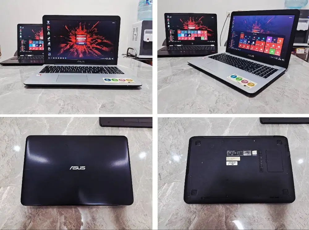 Laptop ASUS AMD A10 10Compute Core 4C+6GB R5 8GB Batre Baru Win Ori