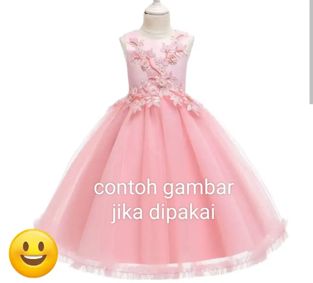 Harga net, Dapat dua Baju anak, gaun ulang tahun, dress anak