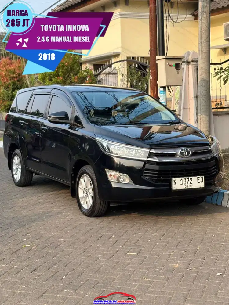 TOYOTA INNOVA 2018 2.4 G MANUAL DIESEL