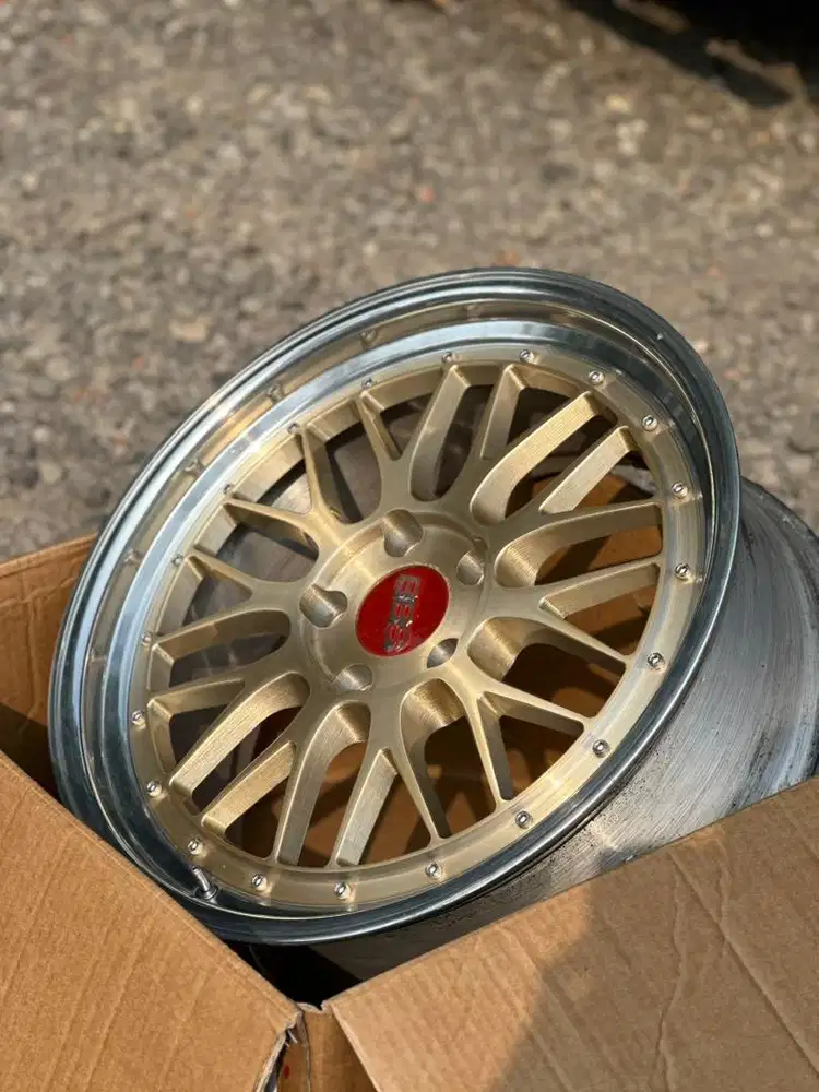 R19 bbs LM limited brushed gold pcd bmw 5x120 ban tebal