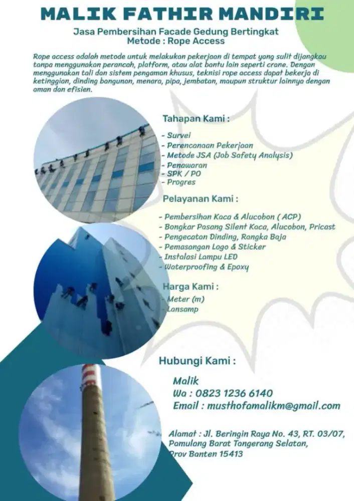 Jasa pembersihan,,gedung dan pengecatan gedung dan lain-lain