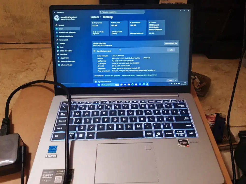 ASUS EXPERTBOOK PM1403CDA | AMD RYZEN 5 7535HS