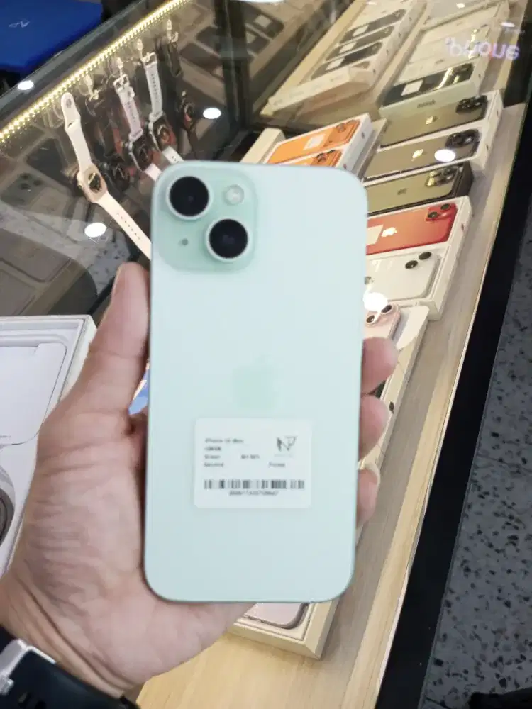 Cicilan iPhone 15 128gb second garansi resmi iBox tanpa kartu kredit