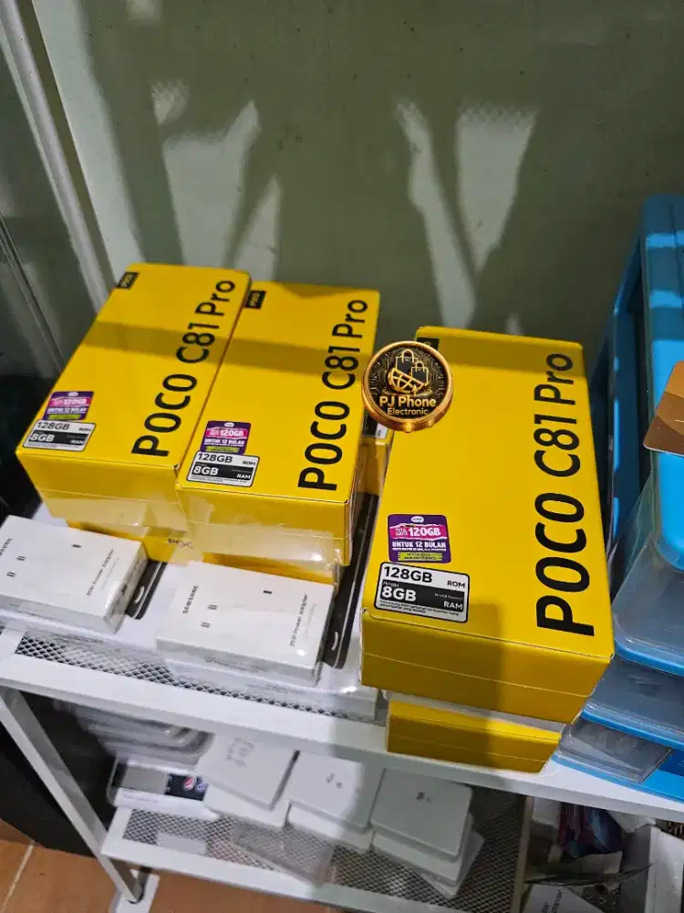 (Baru/Segel) Poco C81 Pro 8(4+4)/128gb garansi resmi