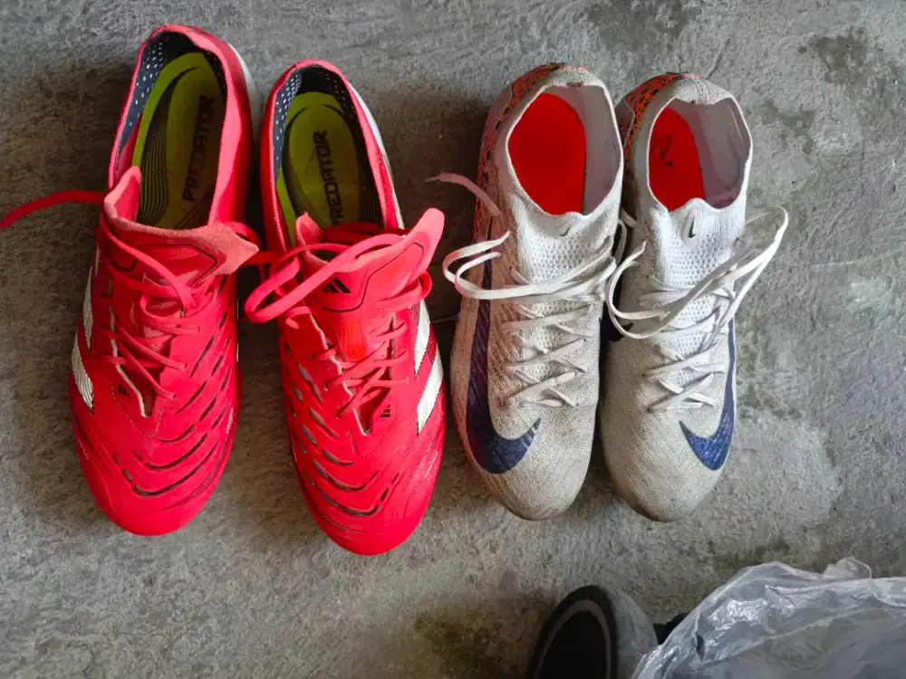 Adidas predator & nike mercurial