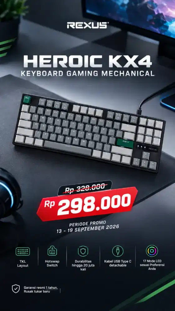 Keyboard mechanical wires rexus KXv V2
