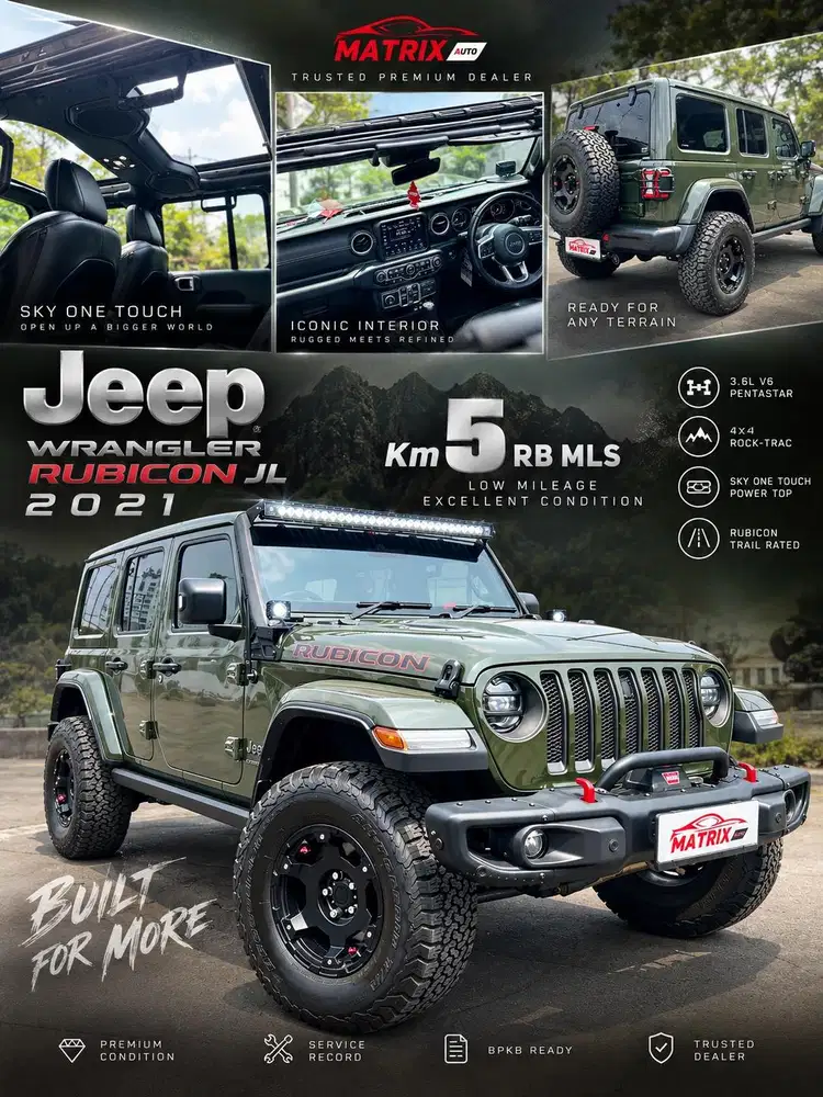 2021[5RB KM] JEEP RUBICON JL FULL OPTION! KM LOW ANTIK!! RUBICON