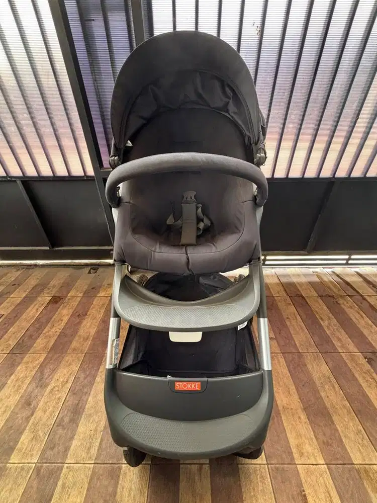 Stroller merk stokke trailz black second