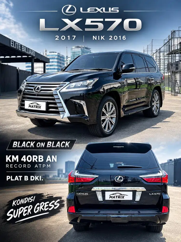 2016[40RBKM]LEXUS LX570 ATPM 2016 KM LOW ! SUPER GRESS