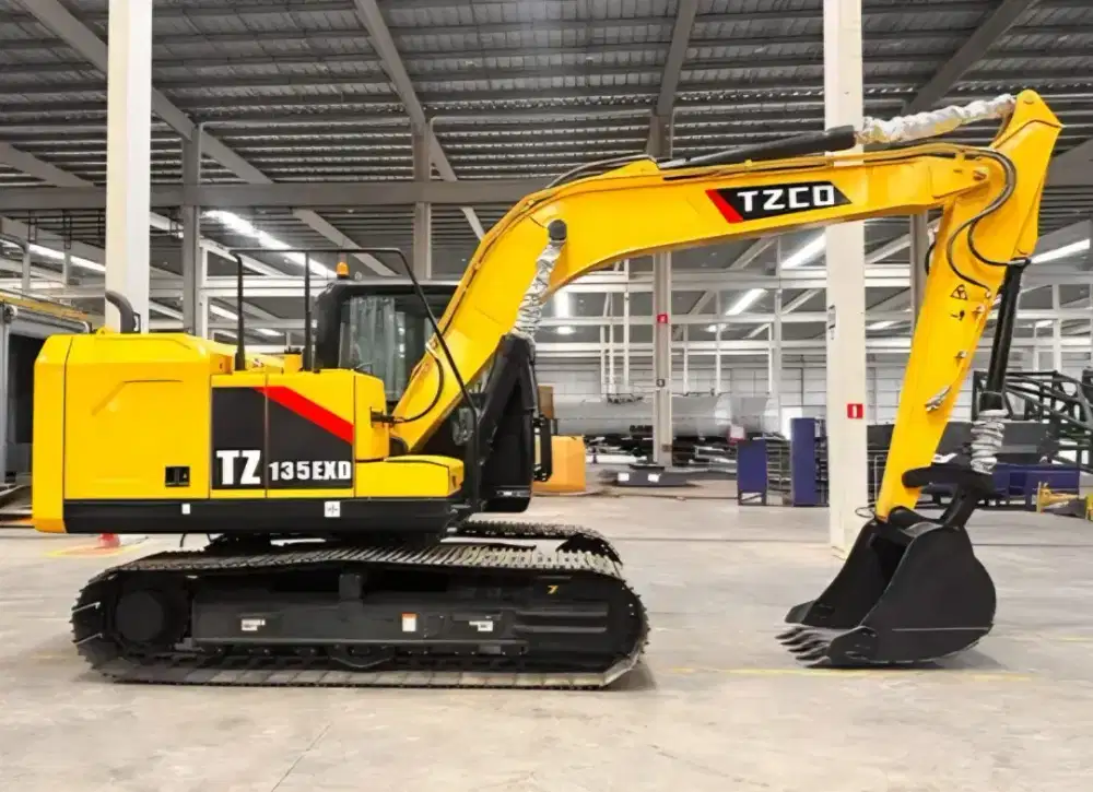 Excavator TZCO type TZ135 kelas 13,5 ton