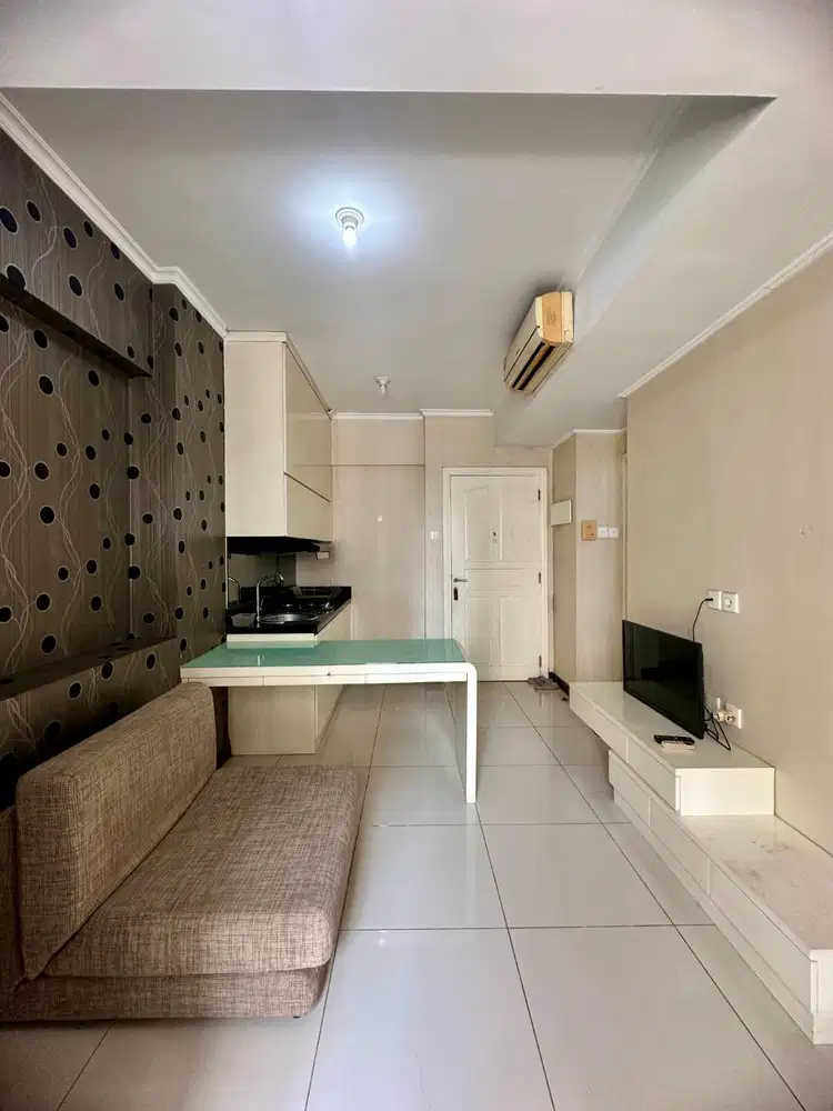 APARTEMEN WATERPLACE SEWA TAHUNAN 1 KAMAR TIDUR