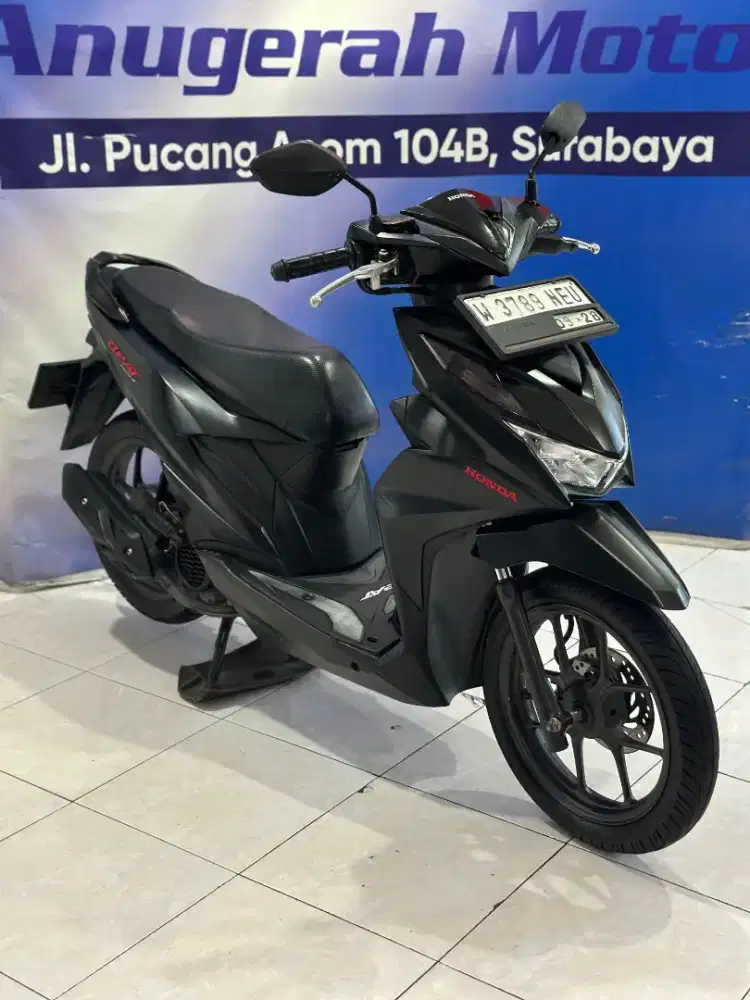 Honda Beat deluxe iss hitam tahun 2023 unit ok
