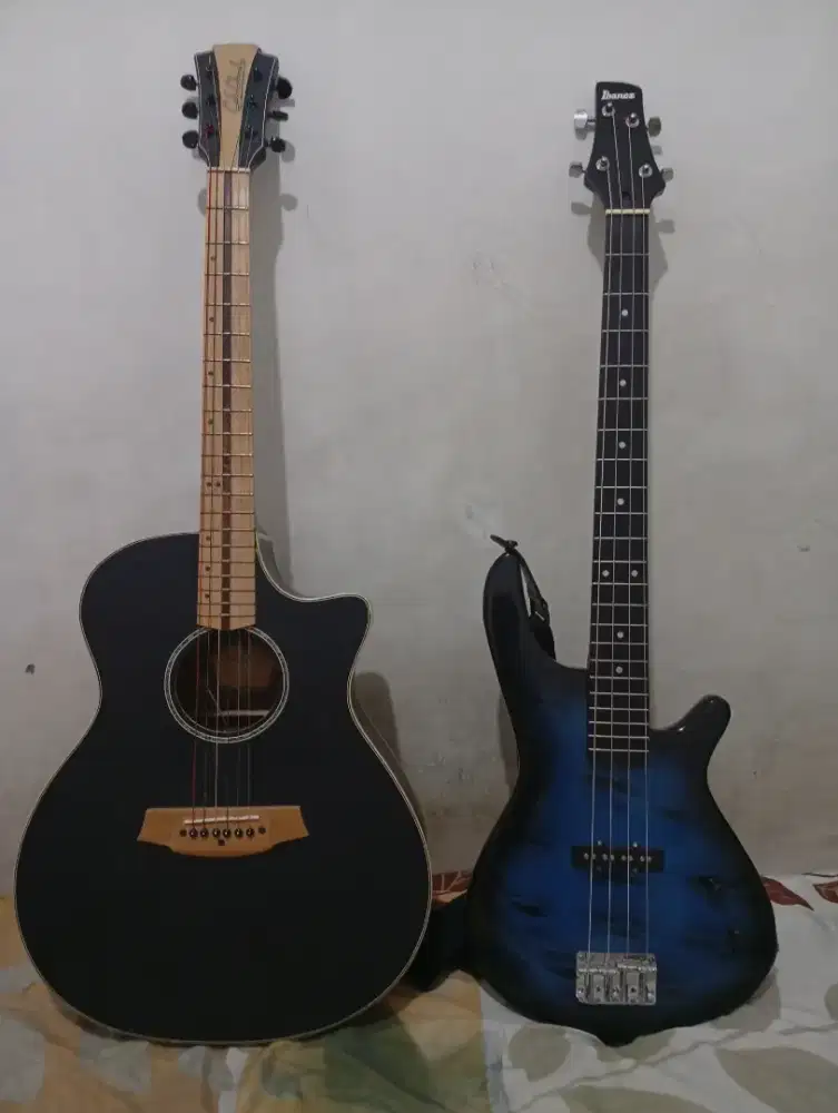 Jual gitar akustik elektrik dan bass elektrik